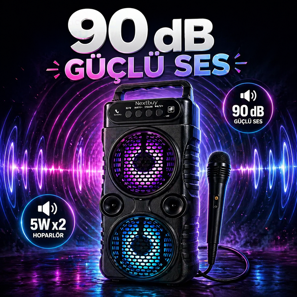 Mini Sahne™ Karaoke Eğlence Seti